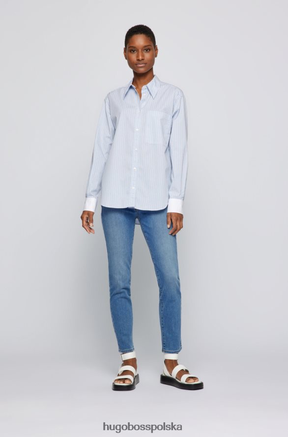 Hugo Boss jeansy slim fit 50467596 jasnoniebieskie jasnoniebieski R0X0H6701