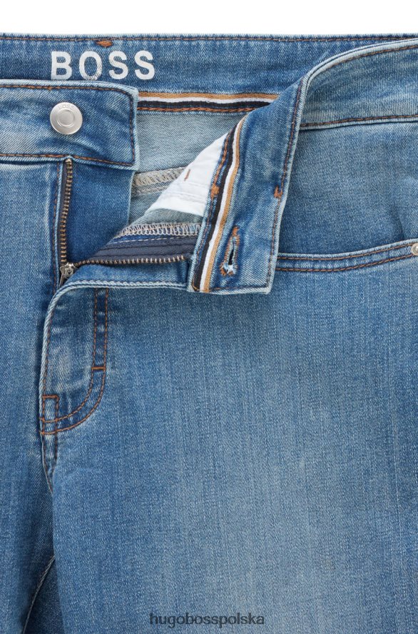 Hugo Boss jeansy slim fit 50467596 jasnoniebieskie jasnoniebieski R0X0H6701