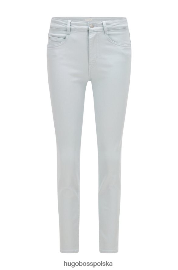 Hugo Boss jeansy slim fit 50467644 jasnoniebieskie jasny niebieski R0X0H6743