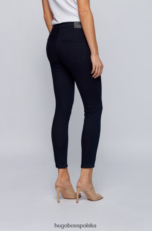 Hugo Boss jeansy super obcisłe przycięte 50441158 ciemnoniebieskie ciemny niebieski R0X0H6818
