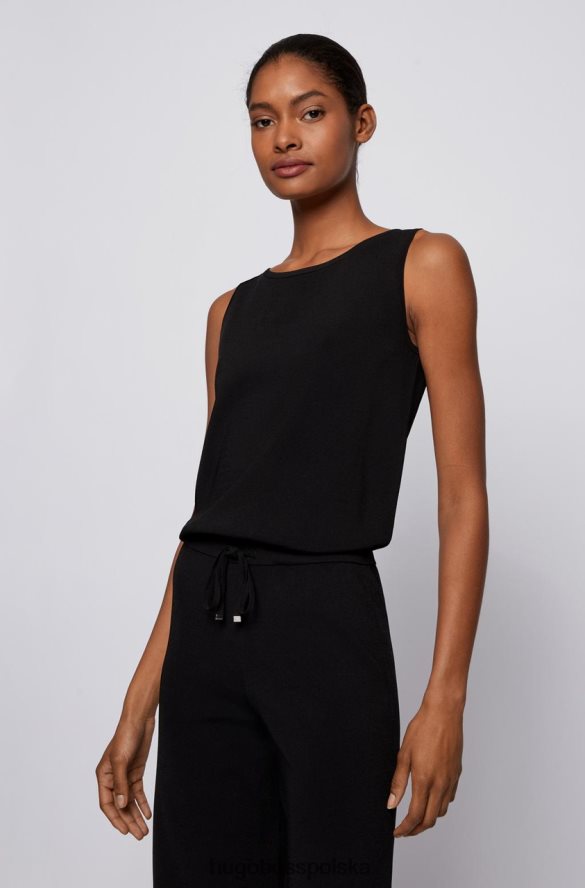 Hugo Boss kombinezon fissah 50454459 czarny czarny R0X0H6802