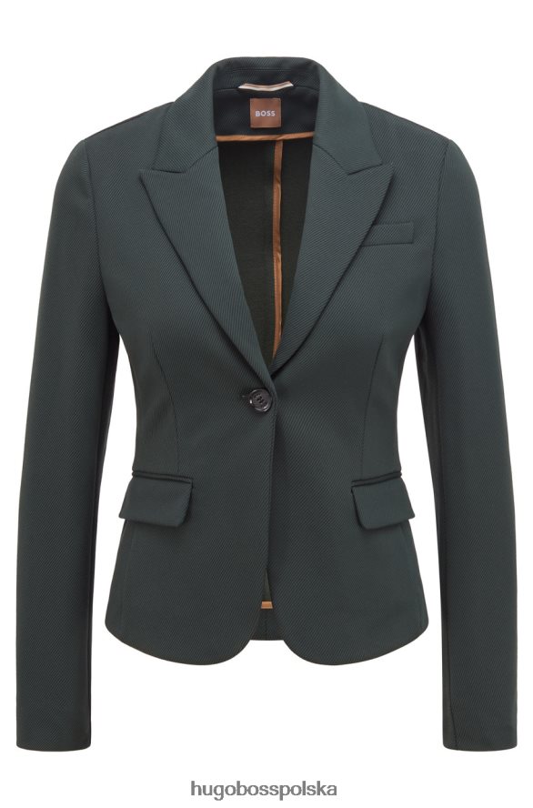 Hugo Boss marynarka jatiani 50467546 oliwkowa Oliwa R0X0H6730