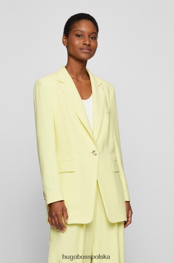 Hugo Boss zrelaksowana kurtka Jillimam 50472397 żółta żółty R0X0H6709