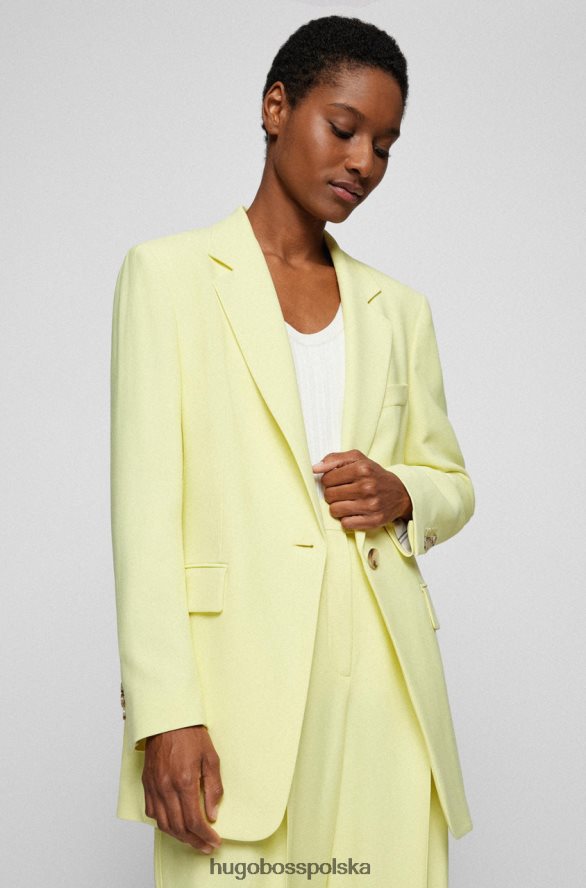 Hugo Boss zrelaksowana kurtka Jillimam 50472397 żółta żółty R0X0H6709