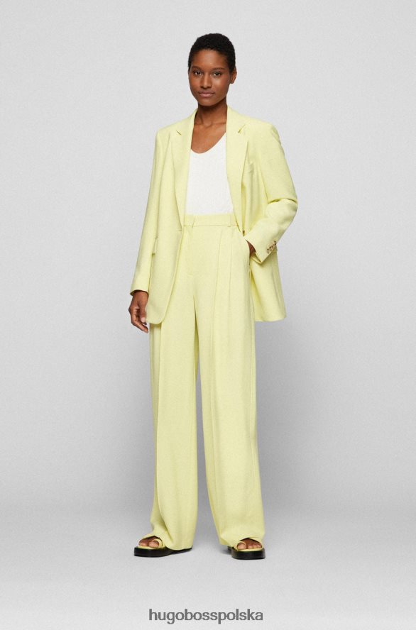 Hugo Boss zrelaksowana kurtka Jillimam 50472397 żółta żółty R0X0H6709