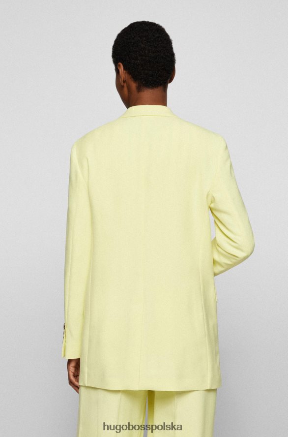 Hugo Boss zrelaksowana kurtka Jillimam 50472397 żółta żółty R0X0H6709