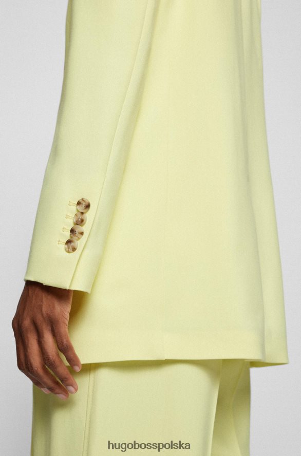 Hugo Boss zrelaksowana kurtka Jillimam 50472397 żółta żółty R0X0H6709