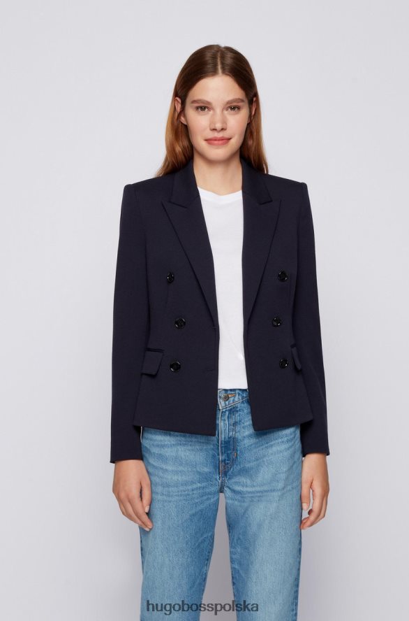Hugo Boss db kurtka jocalia 50464196 oliwkowa oliwkowy/niebieski R0X0H6769