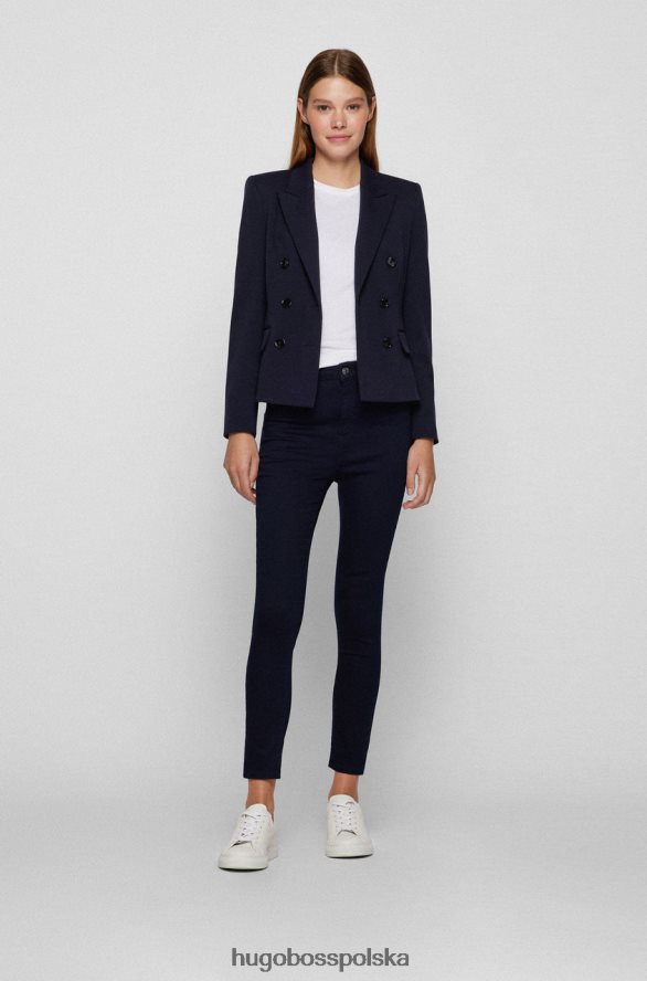 Hugo Boss db kurtka jocalia 50464196 oliwkowa oliwkowy/niebieski R0X0H6769