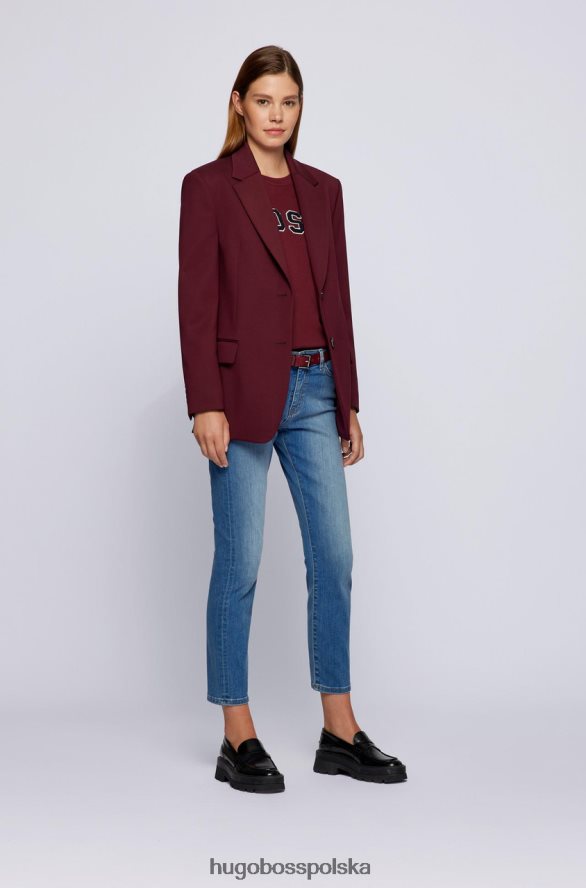Hugo Boss kurtka jemara 50459608 wino wino R0X0H6767