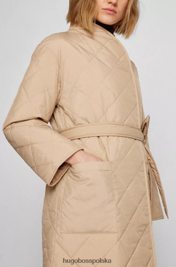 Hugo Boss płaszcz palotta 50466533 camel wielbłąd R0X0H6700