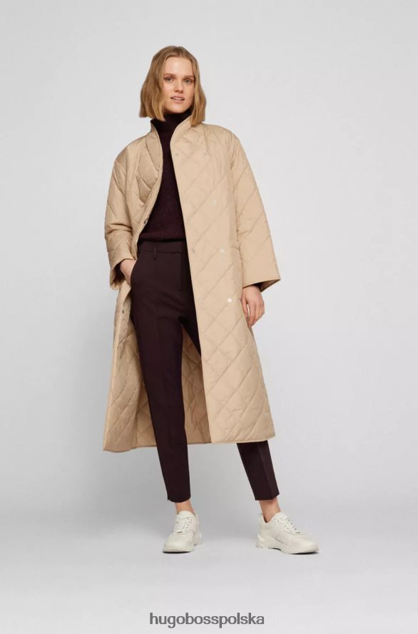 Hugo Boss płaszcz palotta 50466533 camel wielbłąd R0X0H6700