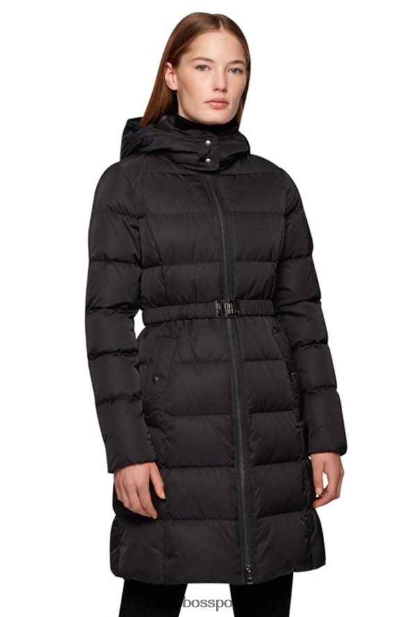 Hugo Boss ćwierćpuffer patantan 50436336 czarny czarny R0X0H6811