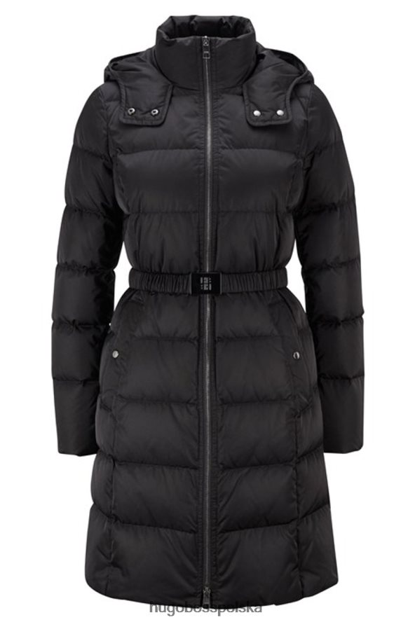 Hugo Boss ćwierćpuffer patantan 50436336 czarny czarny R0X0H6811
