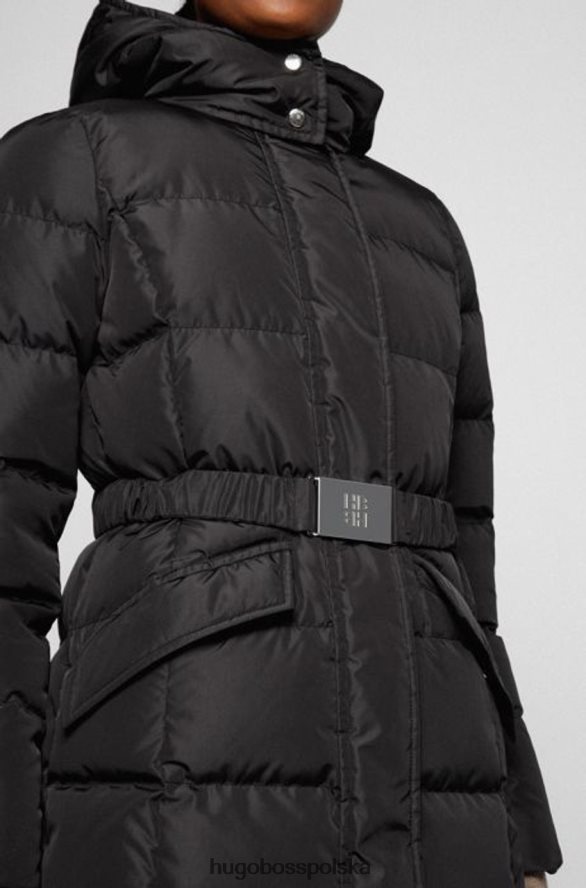Hugo Boss ćwierćpuffer patantan 50457427 czarny czarny R0X0H6724