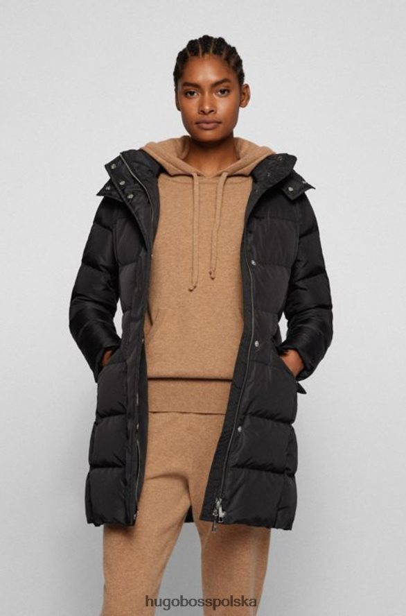 Hugo Boss ćwierćpuffer patantan 50457427 czarny czarny R0X0H6724