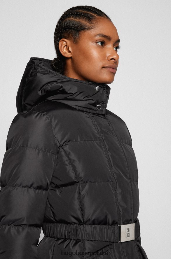 Hugo Boss ćwierćpuffer patantan 50457427 czarny czarny R0X0H6724