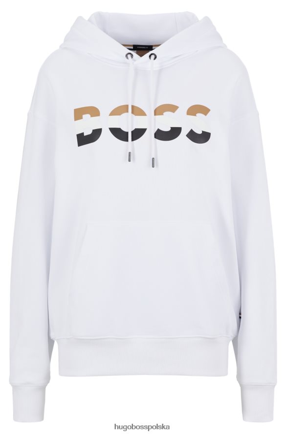 Hugo Boss Hugo Bluza unisex o swobodnym kroju z białej bawełny organicznej biały R0X0H61122