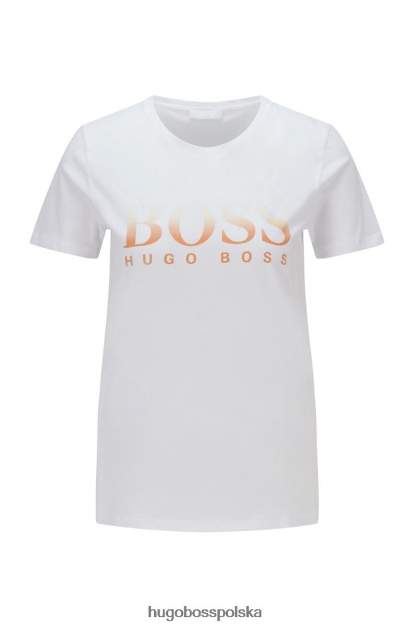 Hugo Boss koszulka c eti 50455145 biała biały R0X0H6762