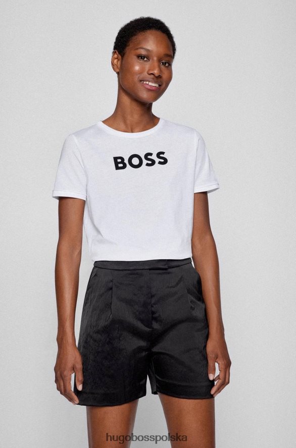 Hugo Boss koszulka s/s c elogo 50472255 różowa różowy/biały/czarny R0X0H6712