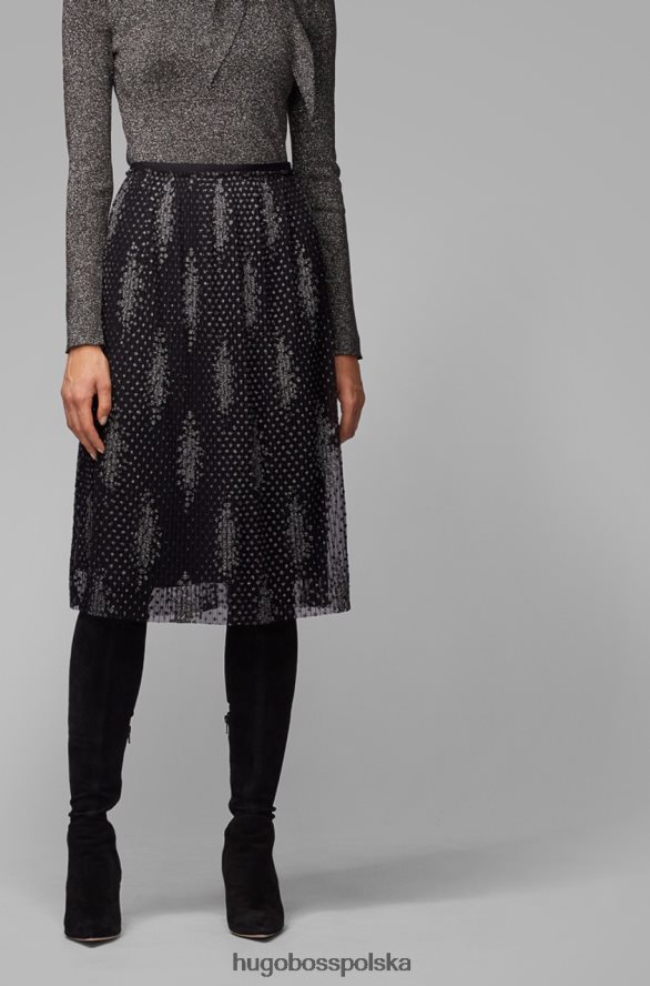 Hugo Boss spódnica velyssa 50420211 sosna sosna R0X0H6828