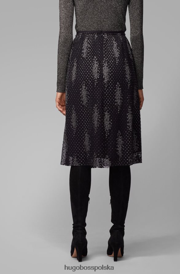 Hugo Boss spódnica velyssa 50420211 sosna sosna R0X0H6828
