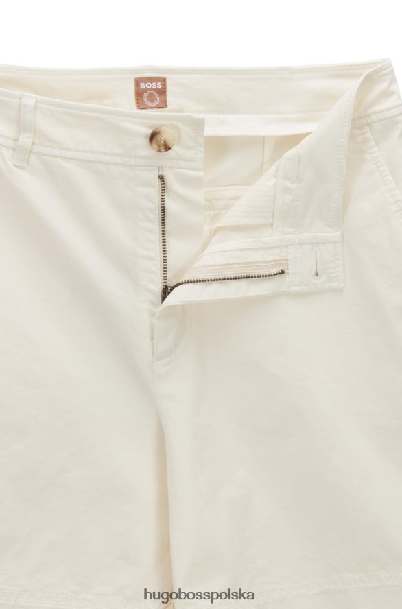 Hugo Boss spodenki c telula 50471977 białe Biało żółty R0X0H6718