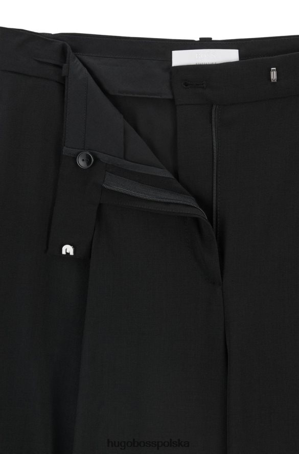 Hugo Boss spodenki tannah 50453518 czarne czarny R0X0H6793