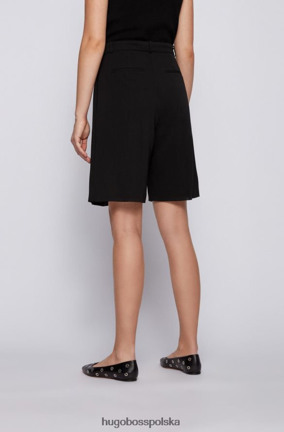Hugo Boss spodenki tannah 50453518 czarne czarny R0X0H6793