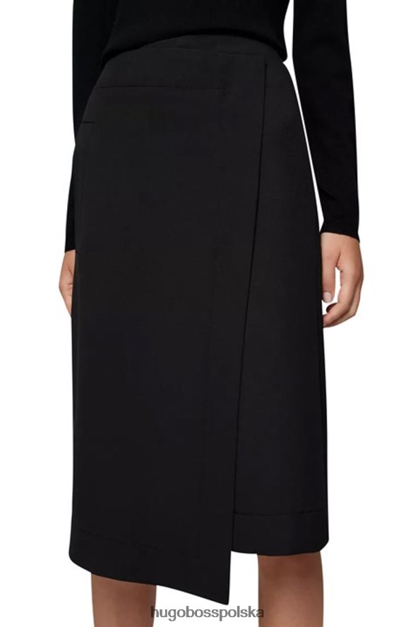 Hugo Boss spódnica Vollemo 50457861 czarna czarny R0X0H6722