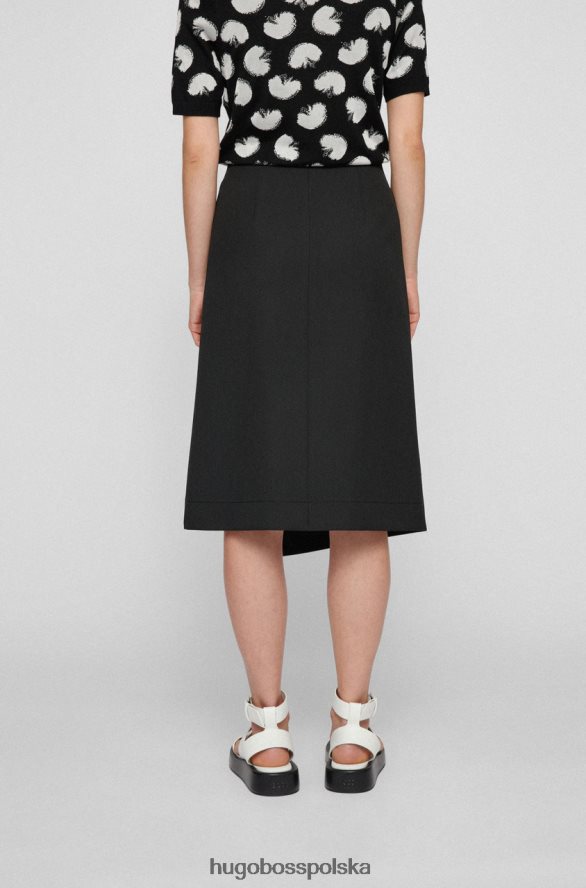 Hugo Boss spódnica Vollemo 50457861 czarna czarny R0X0H6722