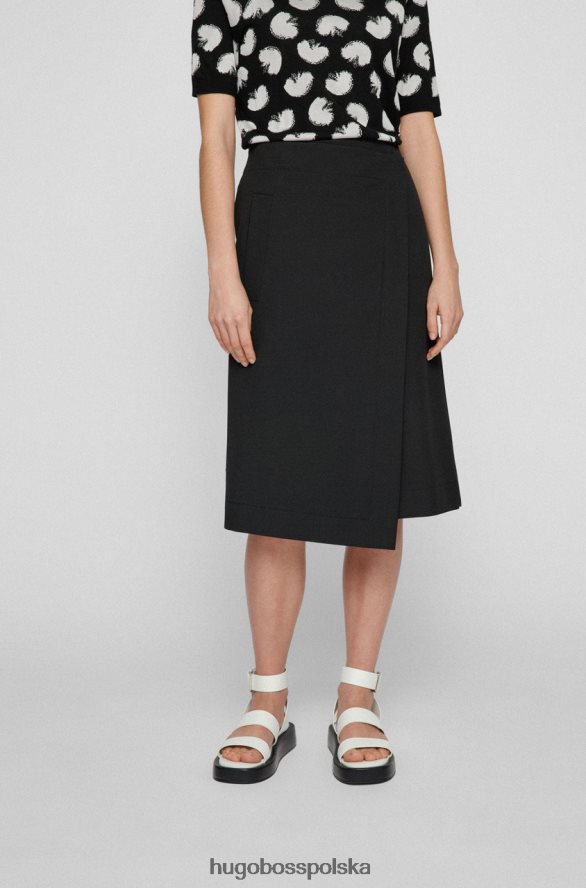 Hugo Boss spódnica Vollemo 50457861 czarna czarny R0X0H6722