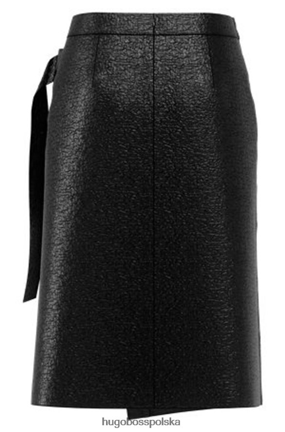 Hugo Boss spódnica vebonda 50446974 czarna czarny R0X0H6819