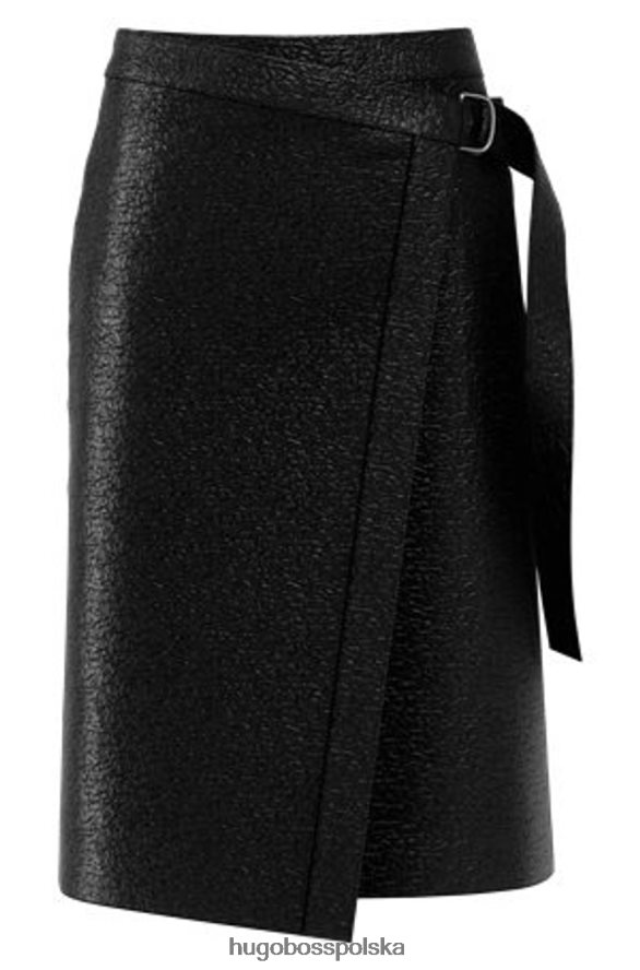 Hugo Boss spódnica vebonda 50446974 czarna czarny R0X0H6819