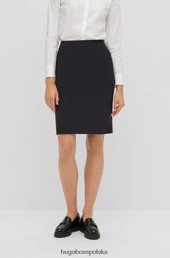 Hugo Boss spódnica vilea 50291813 czarna czarny/granatowy R0X0H6823