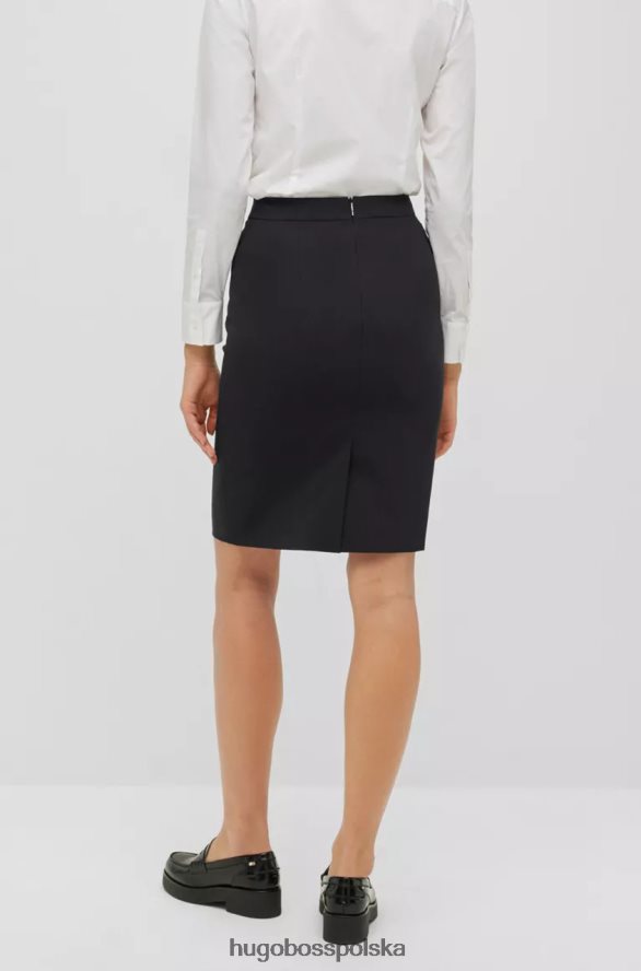 Hugo Boss spódnica vilea 50291813 czarna czarny/granatowy R0X0H6823