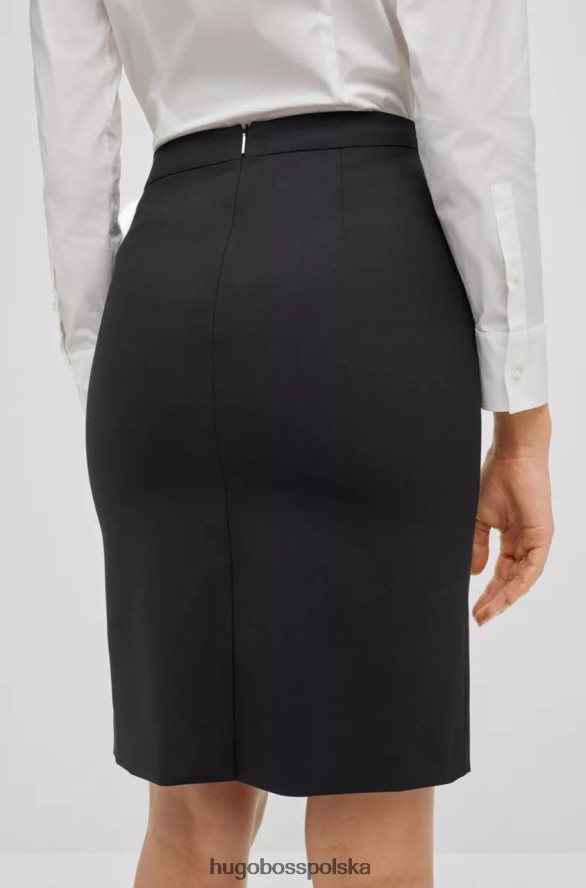 Hugo Boss spódnica vilea 50291813 czarna czarny/granatowy R0X0H6823