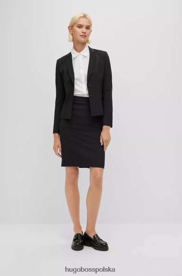 Hugo Boss spódnica vilea 50291813 czarna czarny/granatowy R0X0H6823