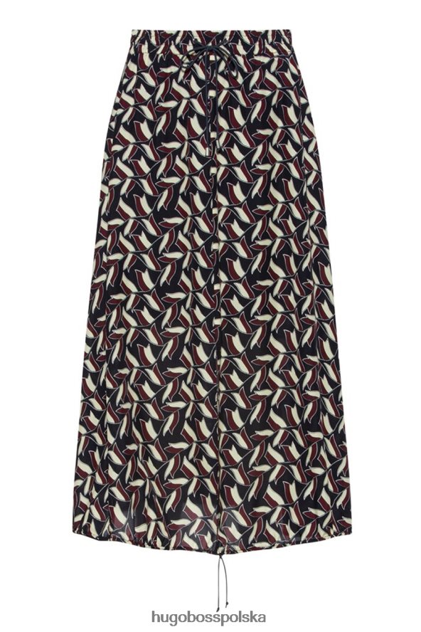 Hugo Boss spódnica vistopa 50459454 w kolorze winno-kwiatowym winno-kwiatowy R0X0H6726