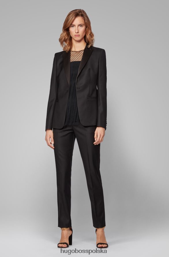 Hugo Boss top iandora 50422652 czarny czarny R0X0H6827