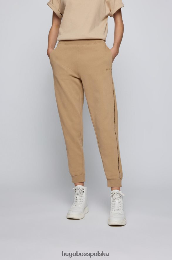 Hugo Boss spodnie c ejoy cekiny 50465682 czarne czarny/beżowy R0X0H6751
