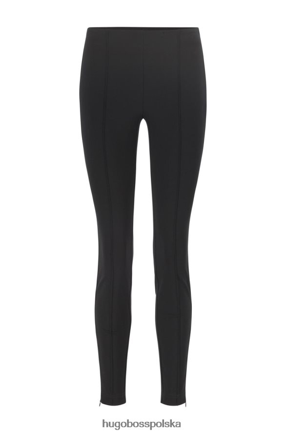 Hugo Boss spodnie c tashani 50456312 czarne czarny R0X0H6745