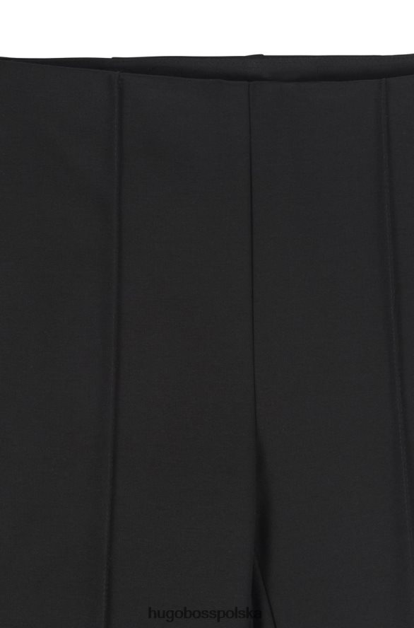 Hugo Boss spodnie c tashani 50456312 czarne czarny R0X0H6745