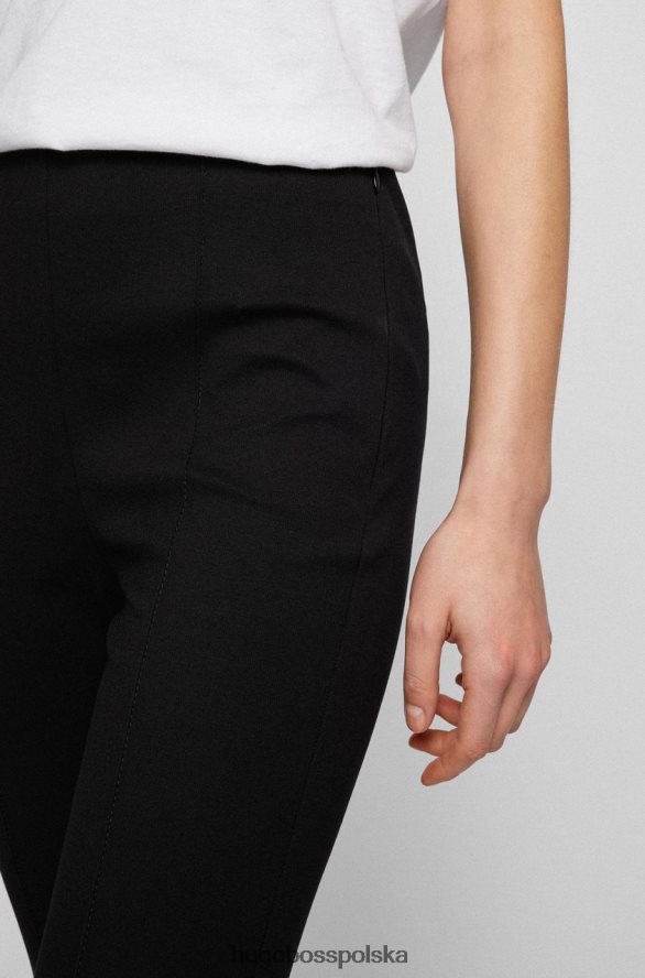 Hugo Boss spodnie c tashani 50456312 czarne czarny R0X0H6745