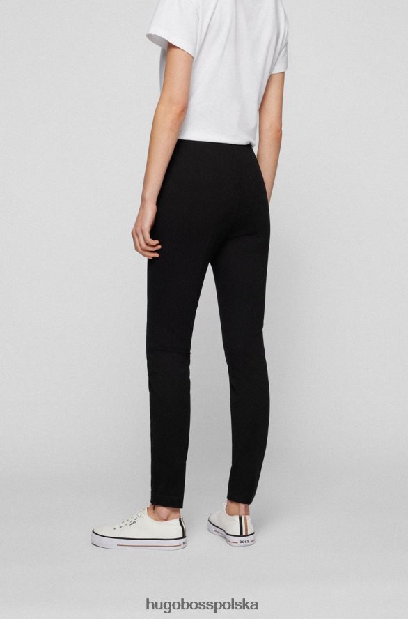 Hugo Boss spodnie c tashani 50456312 czarne czarny R0X0H6745