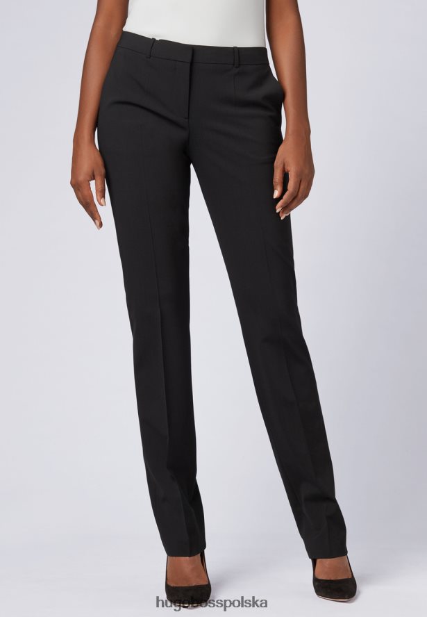 Hugo Boss spodnie tamea 50291873 granatowe granatowy/czarny R0X0H6821