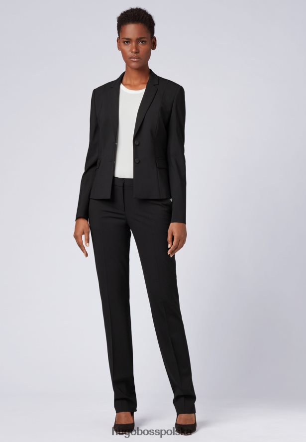 Hugo Boss spodnie tamea 50291873 granatowe granatowy/czarny R0X0H6821
