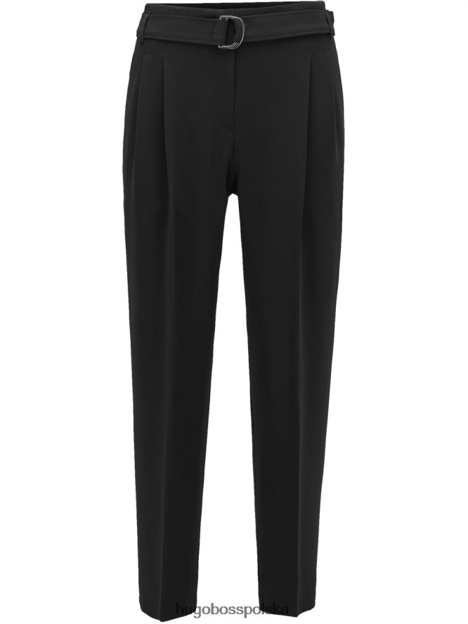 Hugo Boss spodnie tapia 50438985 czarne czarny/miedziany R0X0H6757