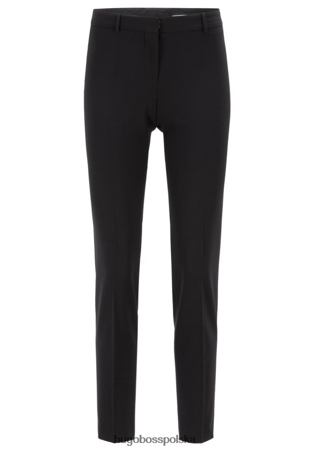 Hugo Boss spodnie tiluna 50291861 czarne czarny/granatowy R0X0H6822