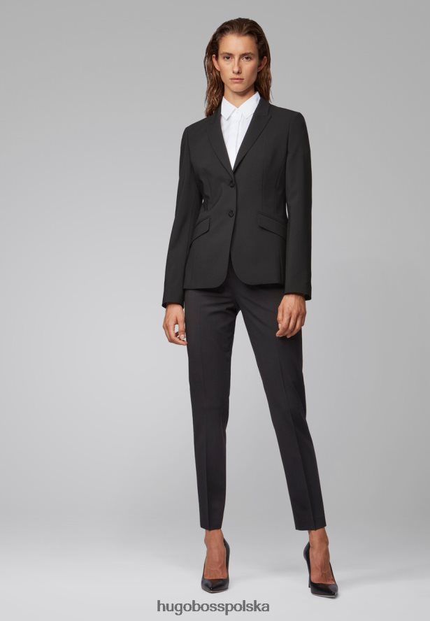 Hugo Boss spodnie tiluna 50291861 czarne czarny/granatowy R0X0H6822